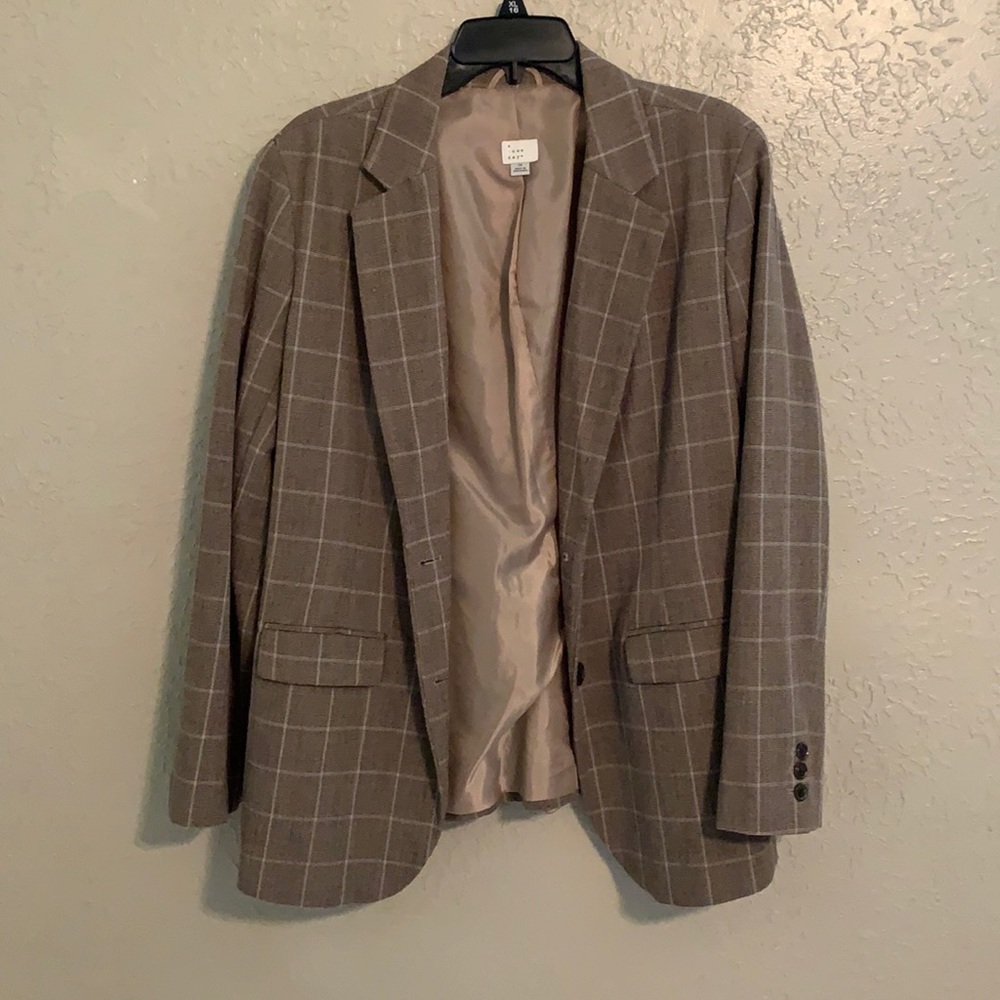 Plaid Blazer